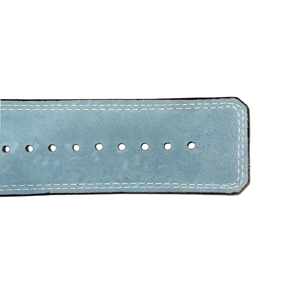 Blue Small (im)Perfect Shapely Lever Weight Lifting Belt | Minor Leather Indentations & Minor Ink Marks